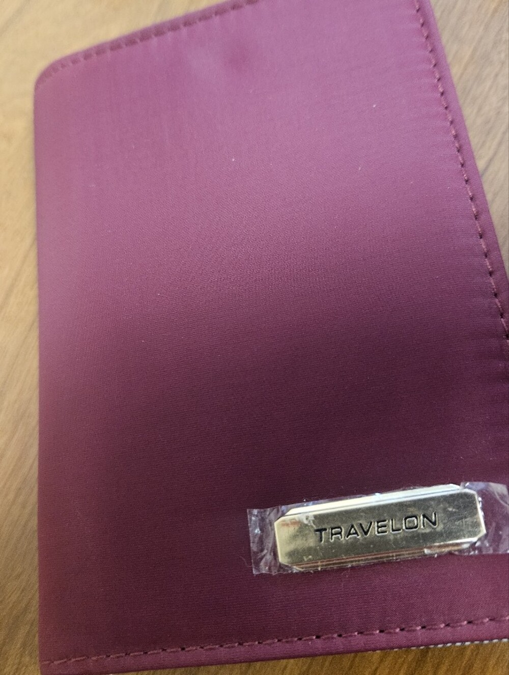 Travelon Women's Burgundy Travel Wallet-Passport Holder - Travelon